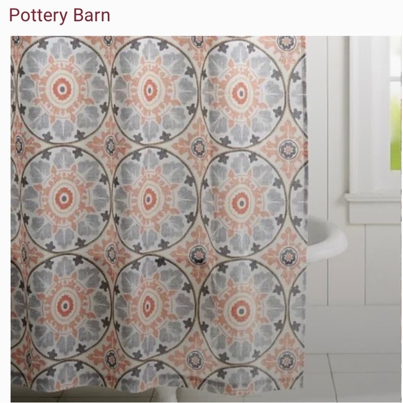 Pottery Barn Bath Pottery Barn Veronica Shower Curtain Poshmark